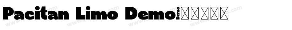 Pacitan Limo Demo字体转换